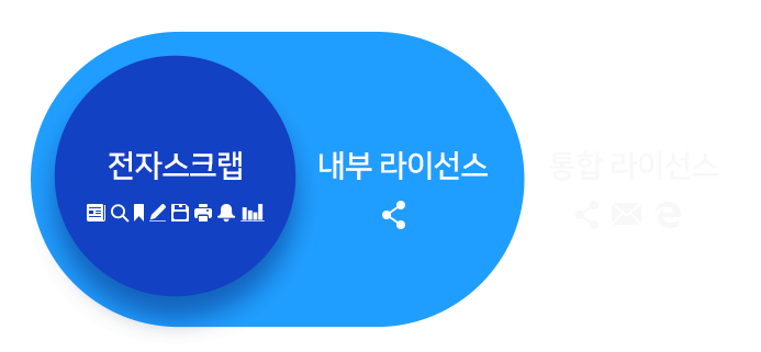 전자스크랩<내부라이선스